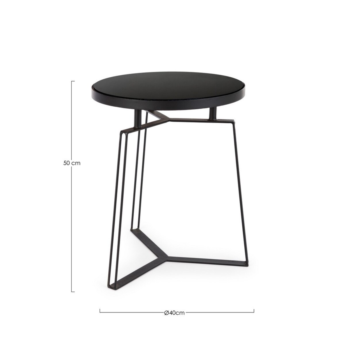 BIZZOTTO stolik kawowy ZAIRA czarny