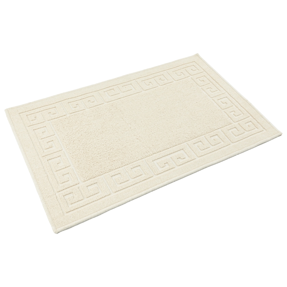 Dywanik łazienkowy Lino 60x90 cm bawełniany grecki beżowy
