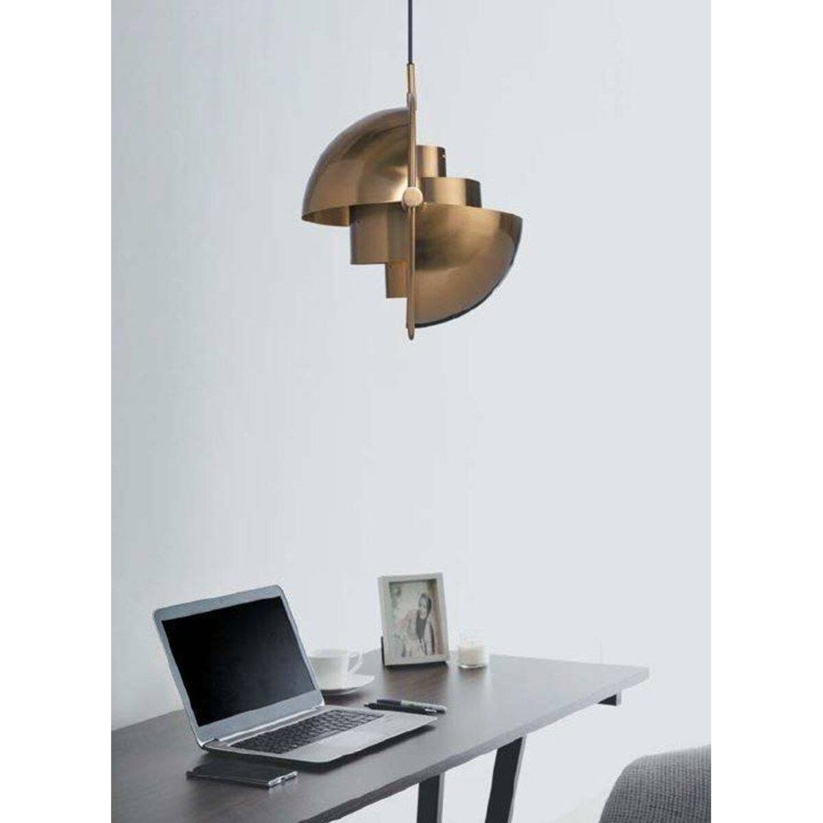 Wisząca lampa koło art deco Mobile ST-8881 Step designerska mosiądz