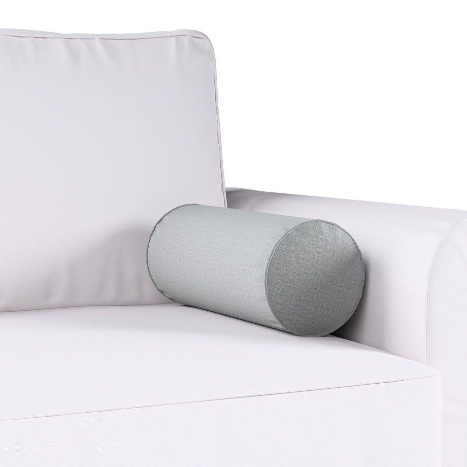 Poduszka wałek prosty, ciemno szary welwet, Ø16 x 40 cm, Ingrid