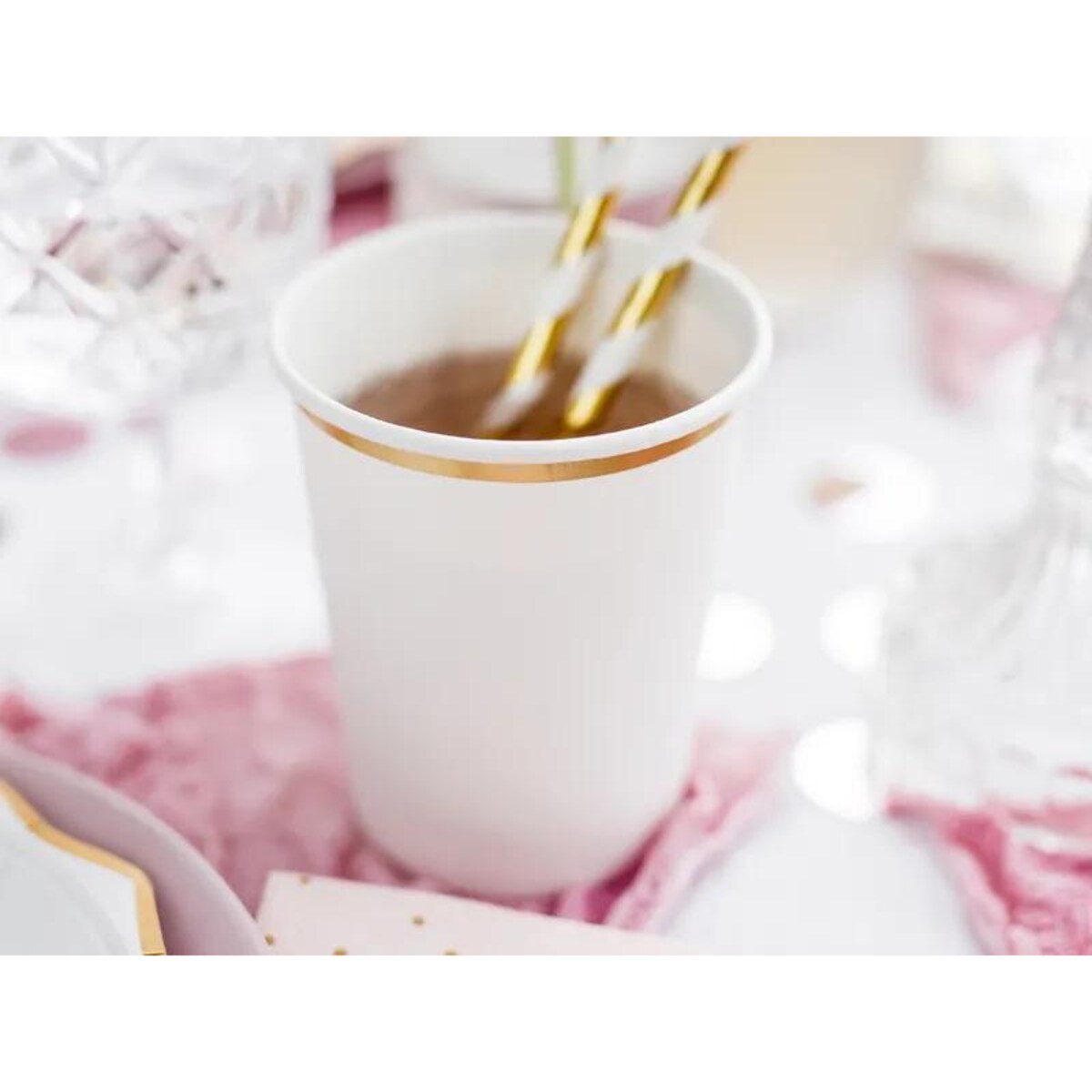 Kubeczki, biały, 260 ml