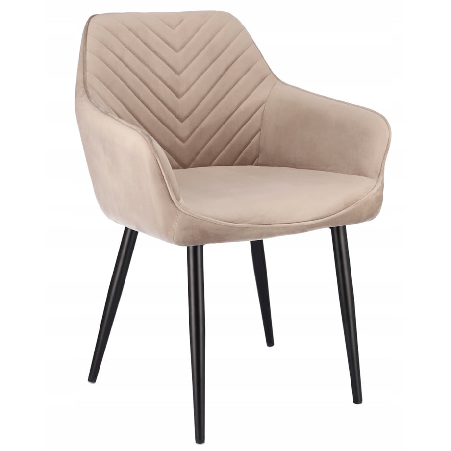 KRZESŁO welur TAPICEROWANE do jadalni PIKOWANE