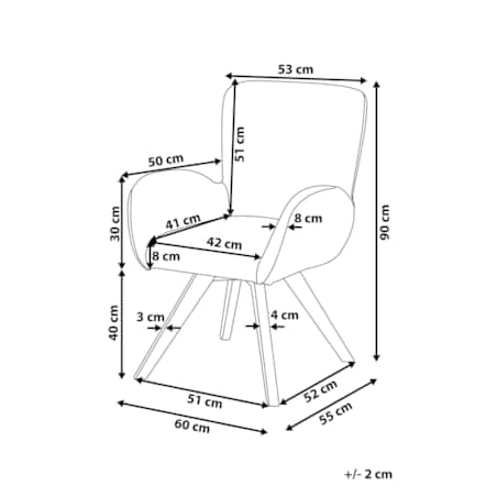 Fotel Boucle Biały BJARN