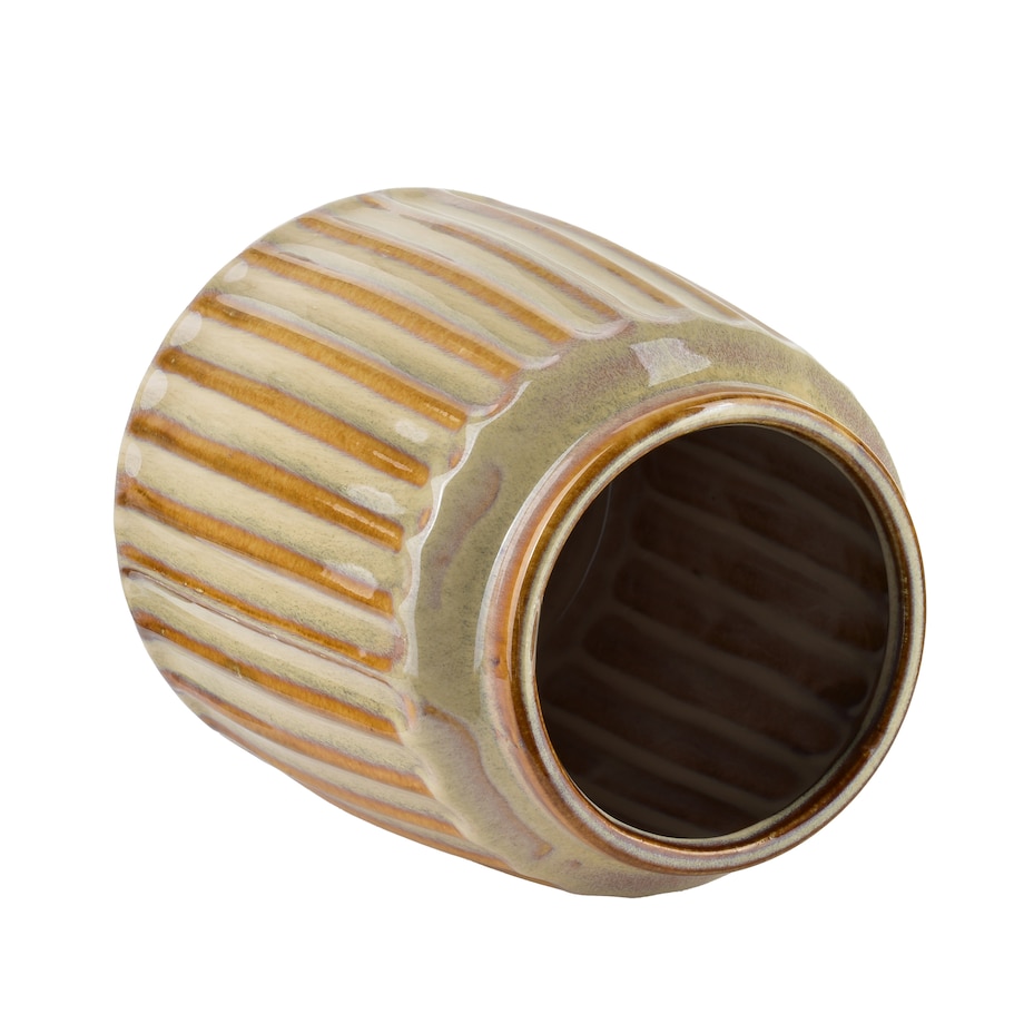 ARINA BEIGE Wazon Osłonka 11x15.5x18cm