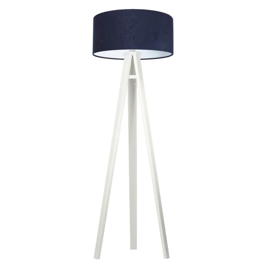 Lampa stojąca HOME 50 granatowa/biała/biała