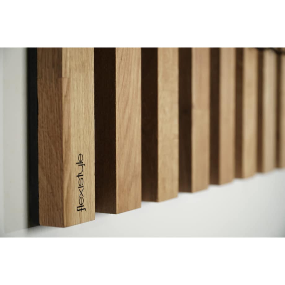 Drewniany wieszak na klucze Lamele 60cm