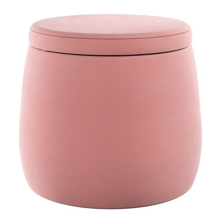 Puf Candy Jar, zgaszony koral, ø40, wys. 40 cm, Posh Velvet