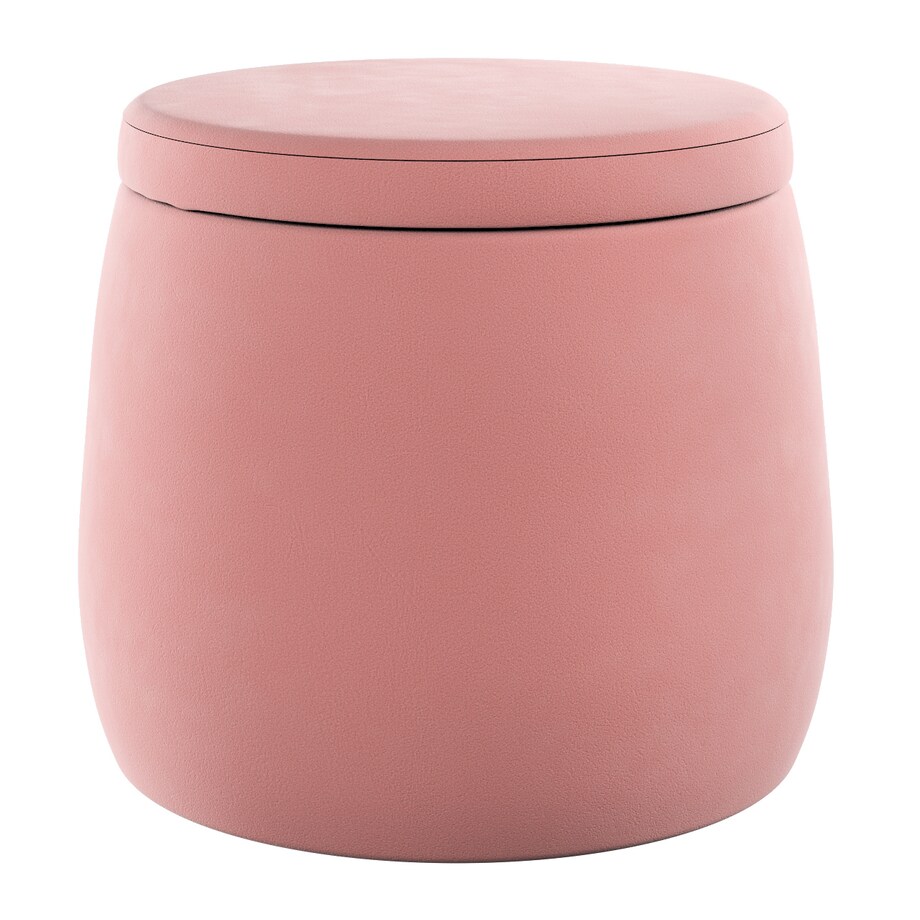 Puf Candy Jar, zgaszony koral, ø40, wys. 40 cm, Posh Velvet