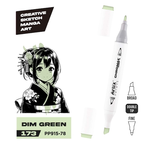 dwustronny marker kreatywny artix pp915-78 dim green