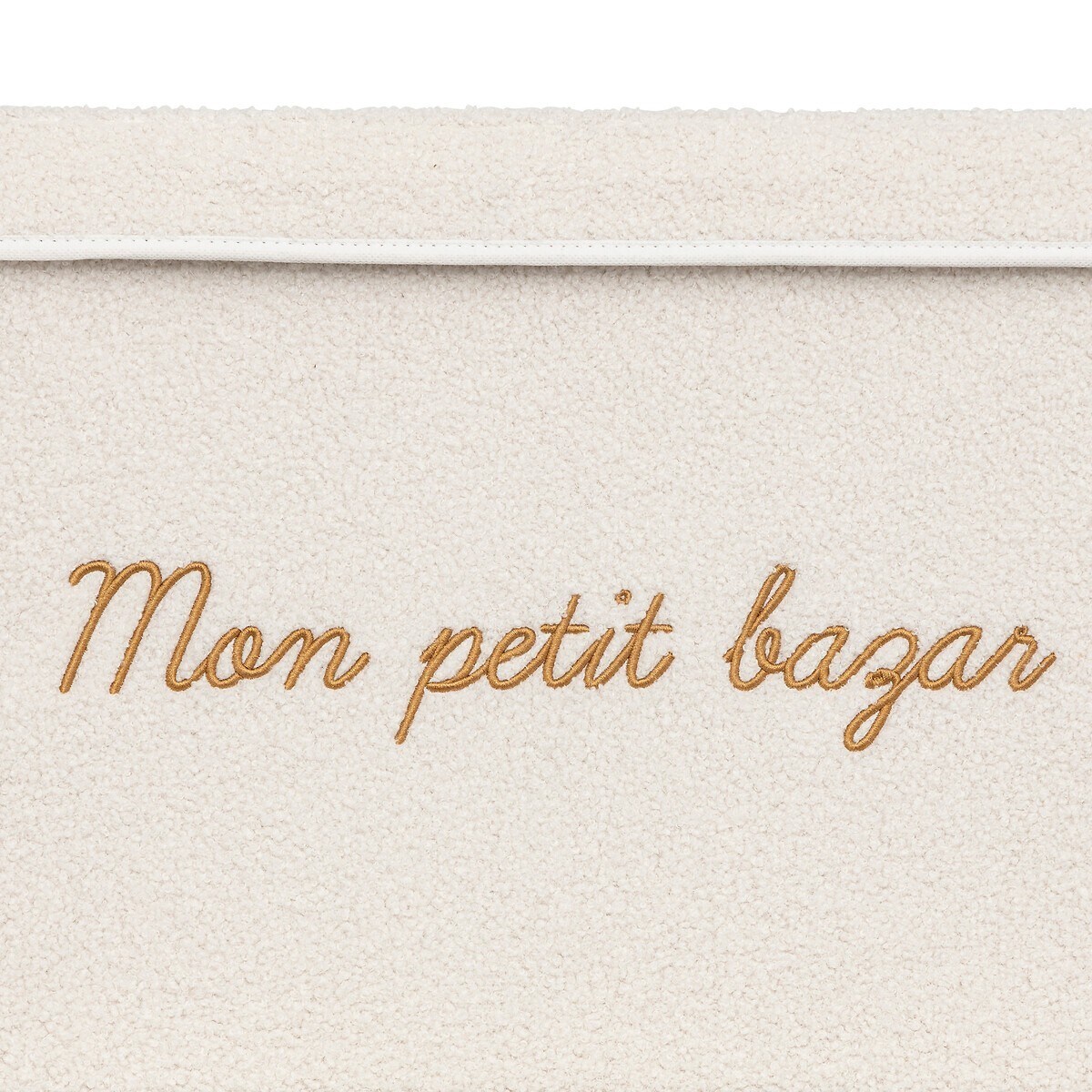 Kosz na zabawki składany bouclé Bazar