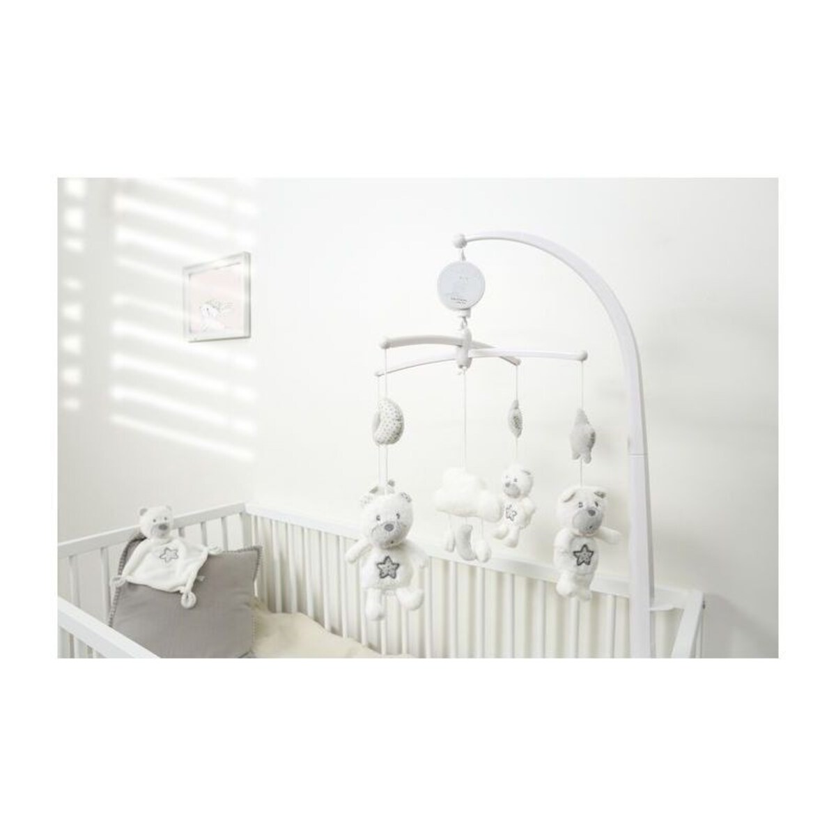 Karuzela z pozytywką do łóżeczka misie CELESTE Sauthon