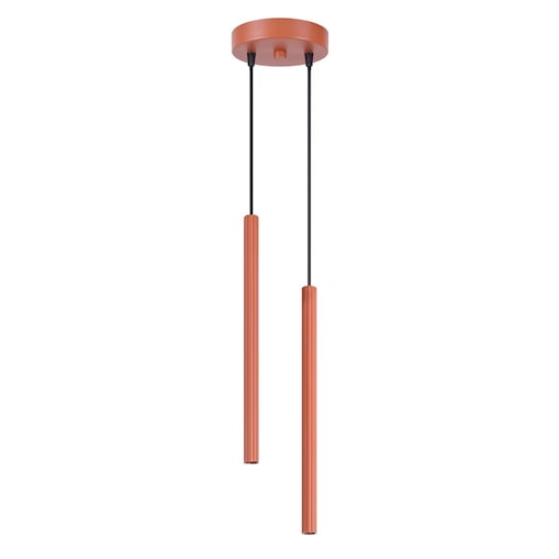 Lampa wisząca ARCHE 2P ochra czerwona