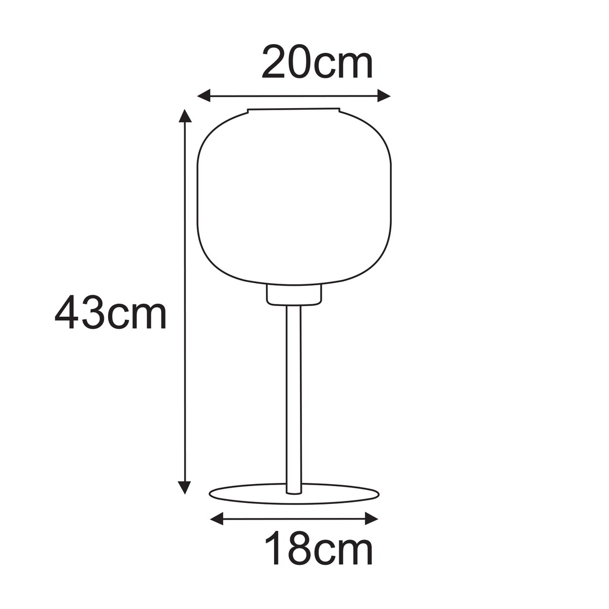 Lampka stołowa K-5646 z serii SPARTA