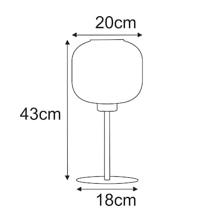 Lampka stołowa K-5646 z serii SPARTA