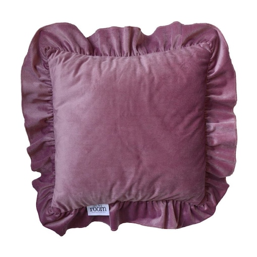 Poszewka Pościel Na Poduszkę Jasiek Z Falbanką 40X40 Retro Róż