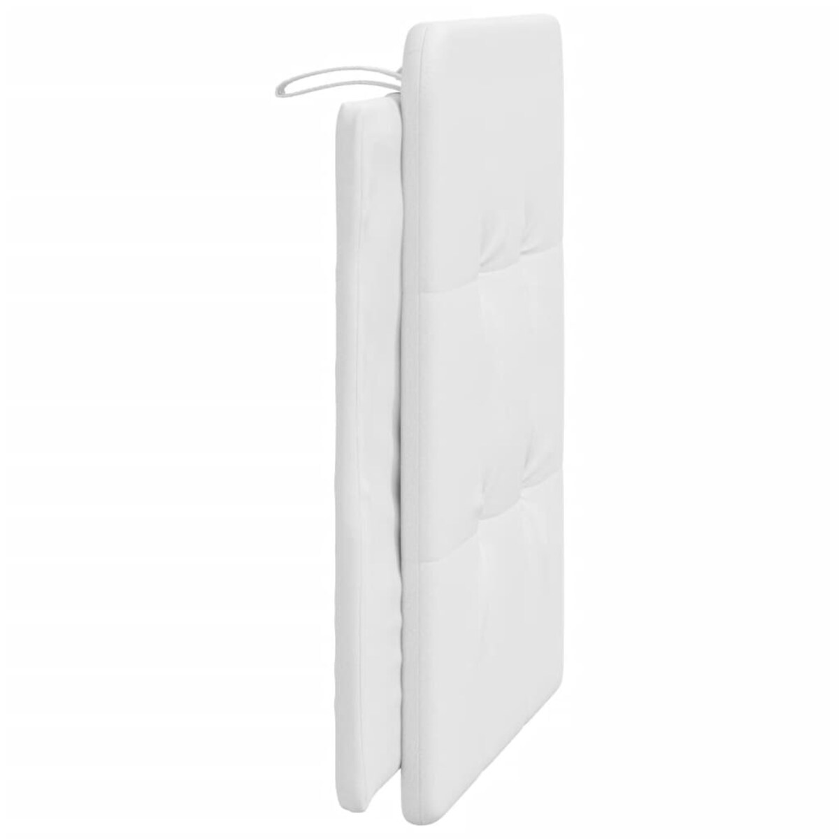 vidaXL Poduszka na wezgłowie, Zadar, biała, 80 cm, sztuczna skóra