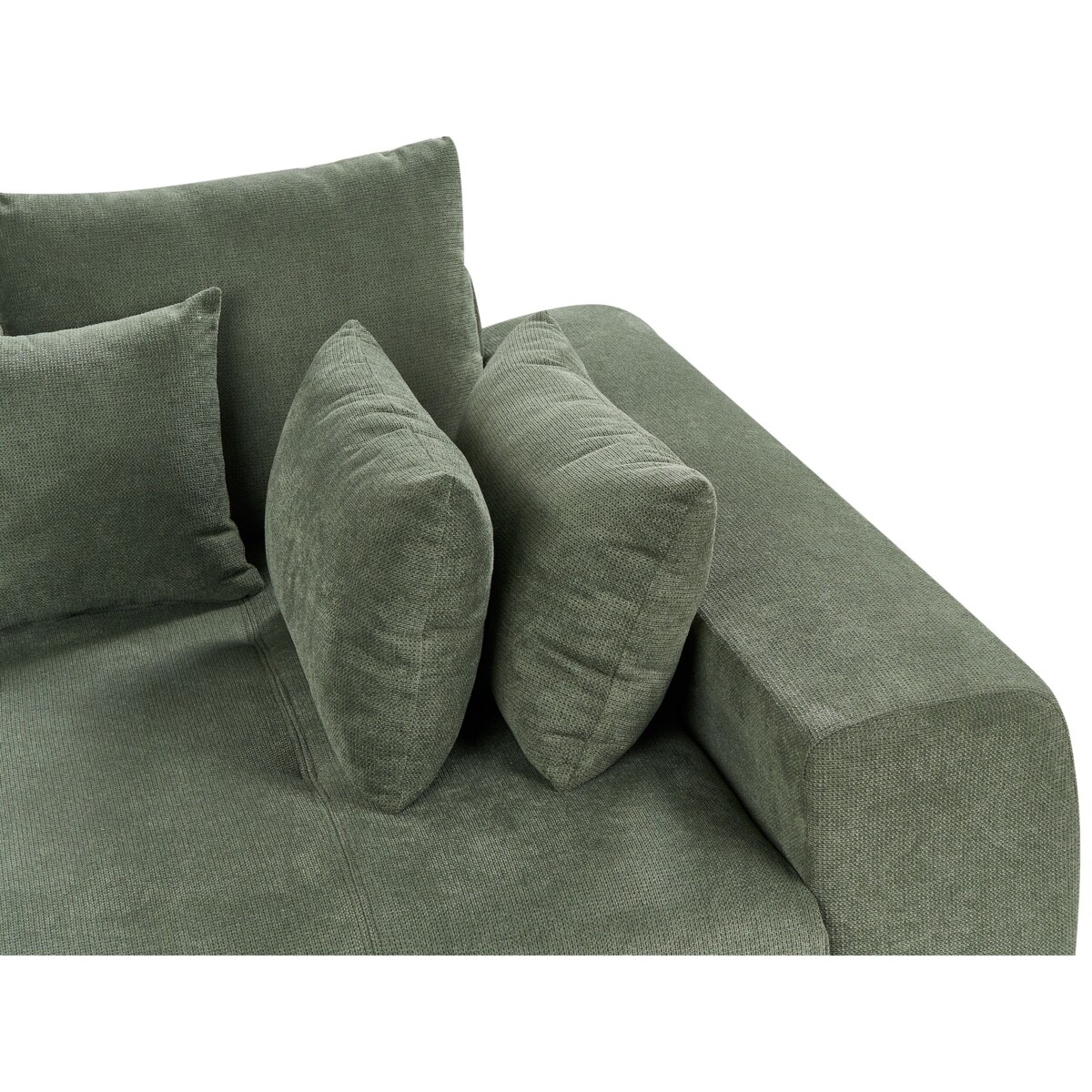 Sofa 4-osobowa ciemnozielona TORPO