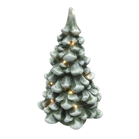 SANTA LILA Figura Choinka LED 26x25xh43cm