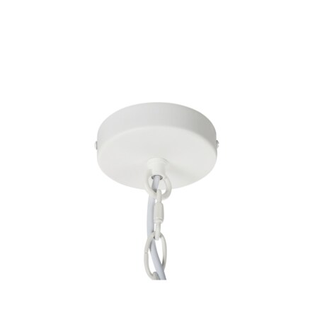 Żyrandol metalowy biały DABUS