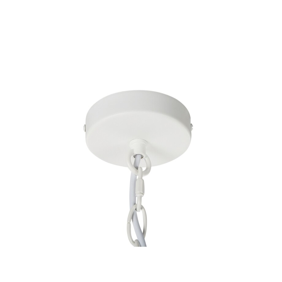 Żyrandol metalowy biały DABUS