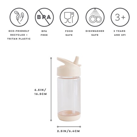 3 Sprouts Bidon dla Dziecka 350ml Recycled Sand