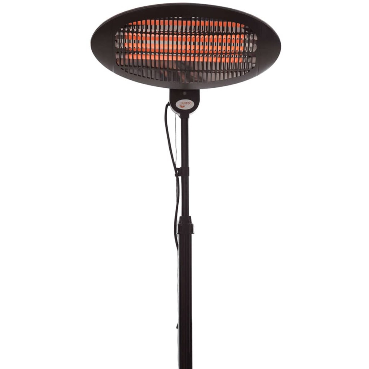 Sunred Grzejnik stojący Electra, 2000 W, kwarc, czarny, SMQ2000A