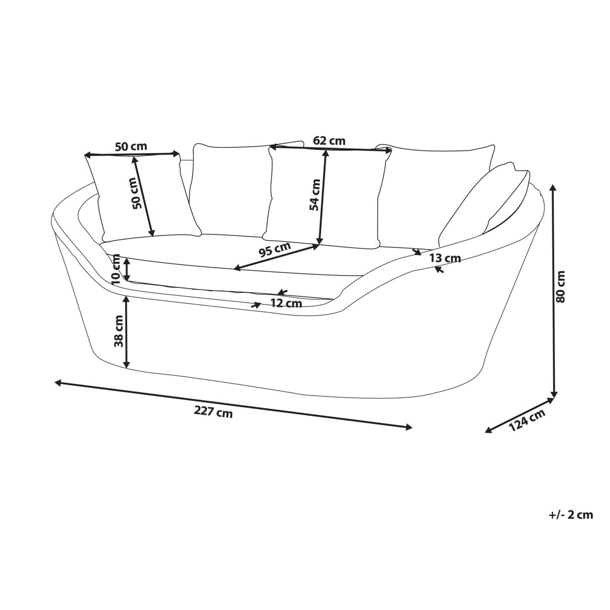 Kosz ogrodowy rattanowy naturalny CAVO