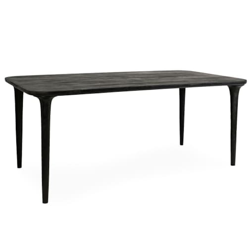 MaMaison stół jadalniany LAMINAR 200 czarny / drewno