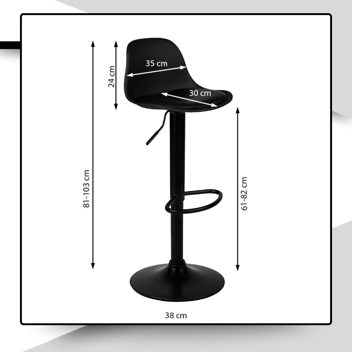 Hoker do wysypy czarny