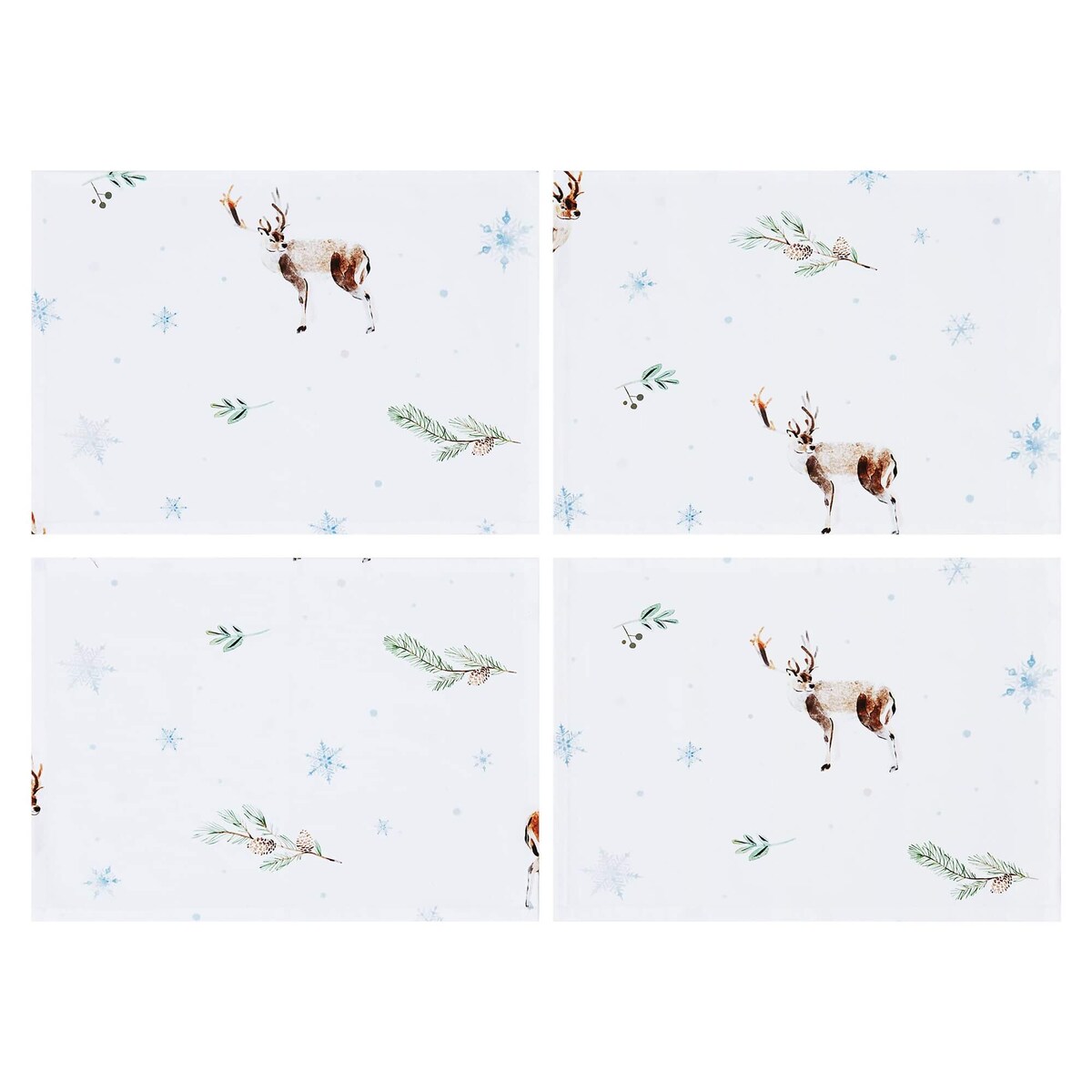 Zestaw podkładek Renifery