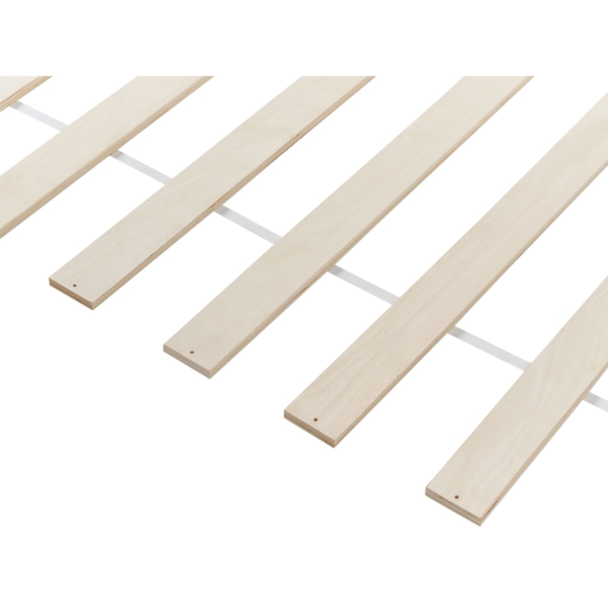 Łóżko dziecięce domek drewniane 90 x 200 cm białe ORLU