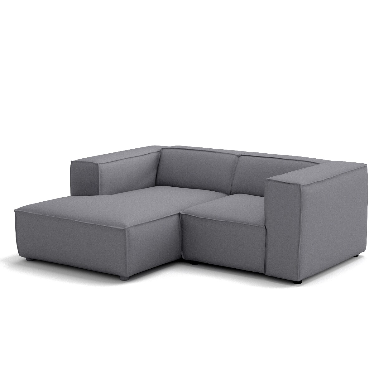 Narożnik 3 osobowy lewy Modularis - Szary Welur