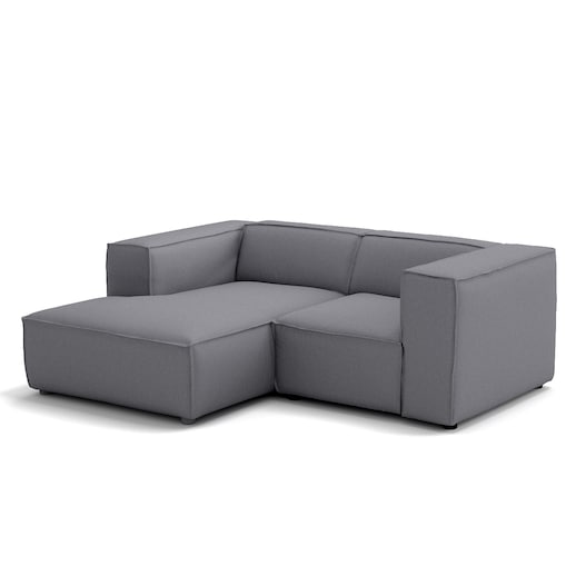 Narożnik 3 osobowy lewy Modularis - Szary Welur