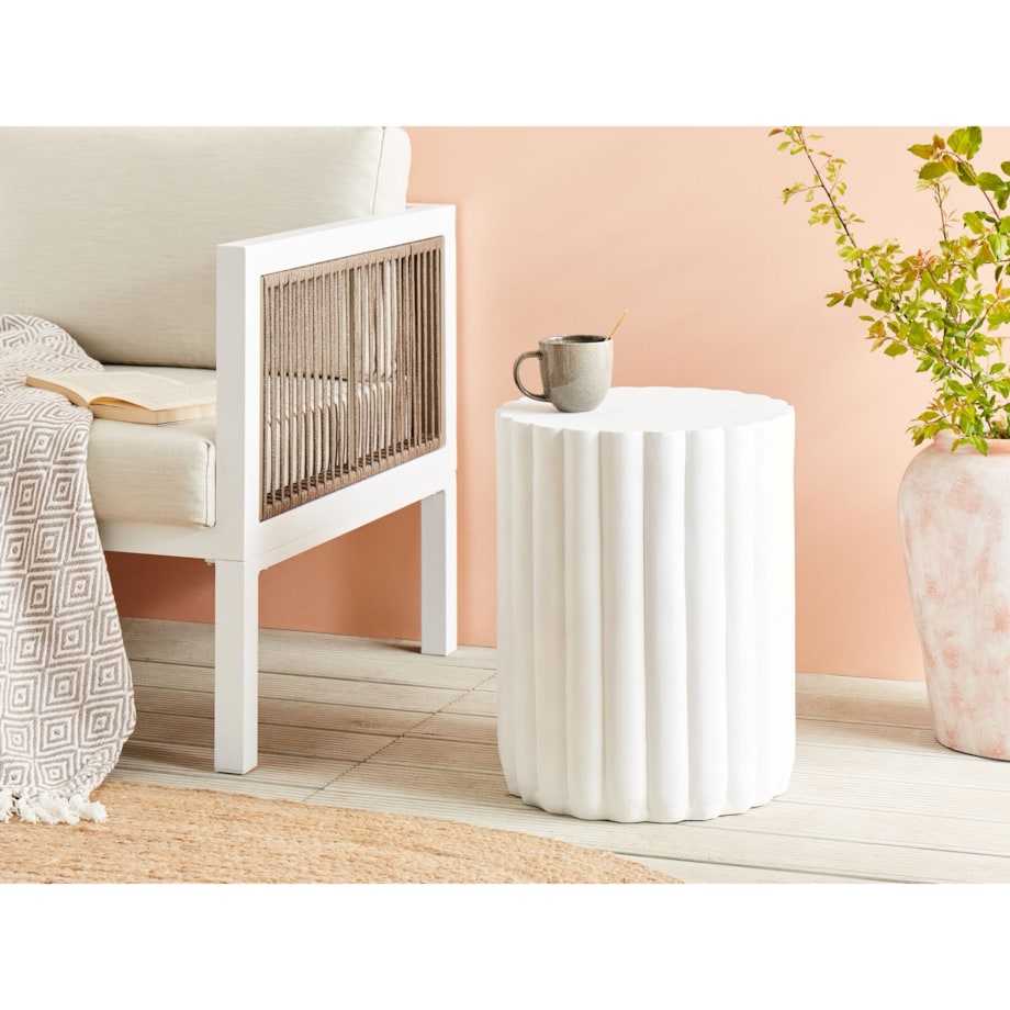 Stolik pomocniczy biały FASSA