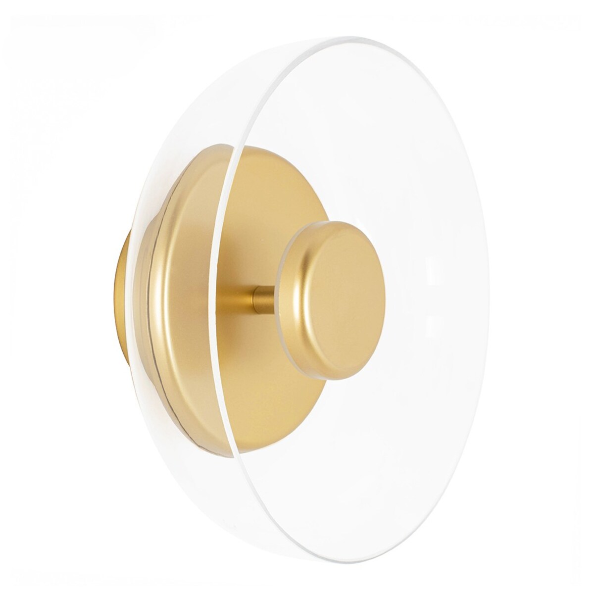 Szklany kinkiet Eden Wall lampa ścienna LED 6,4W 3000K złota