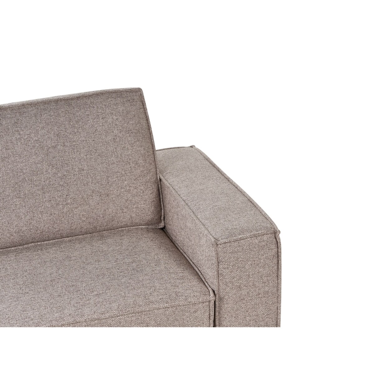 Sofa rozkładana jasnobrązowa VUOKATTI