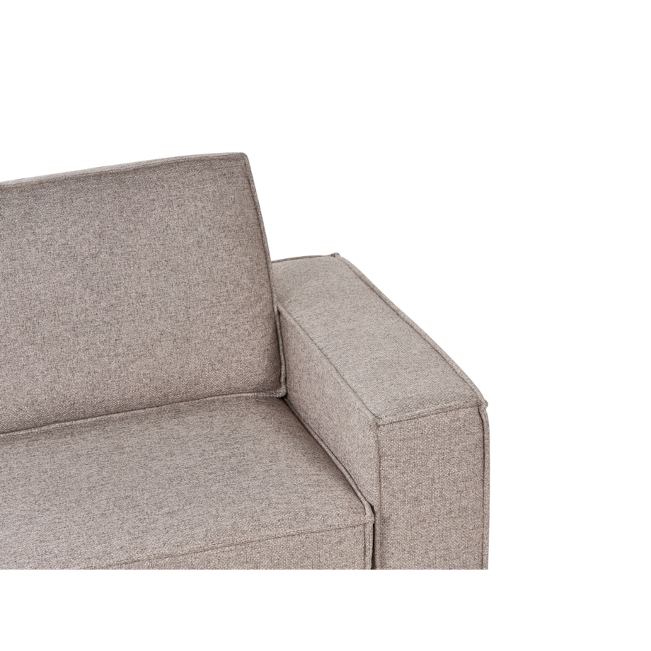 Sofa rozkładana jasnobrązowa VUOKATTI