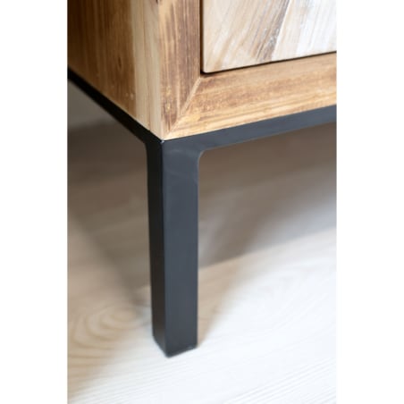 Szafka nocna z drewna z recyklingu 2 szt. Origins