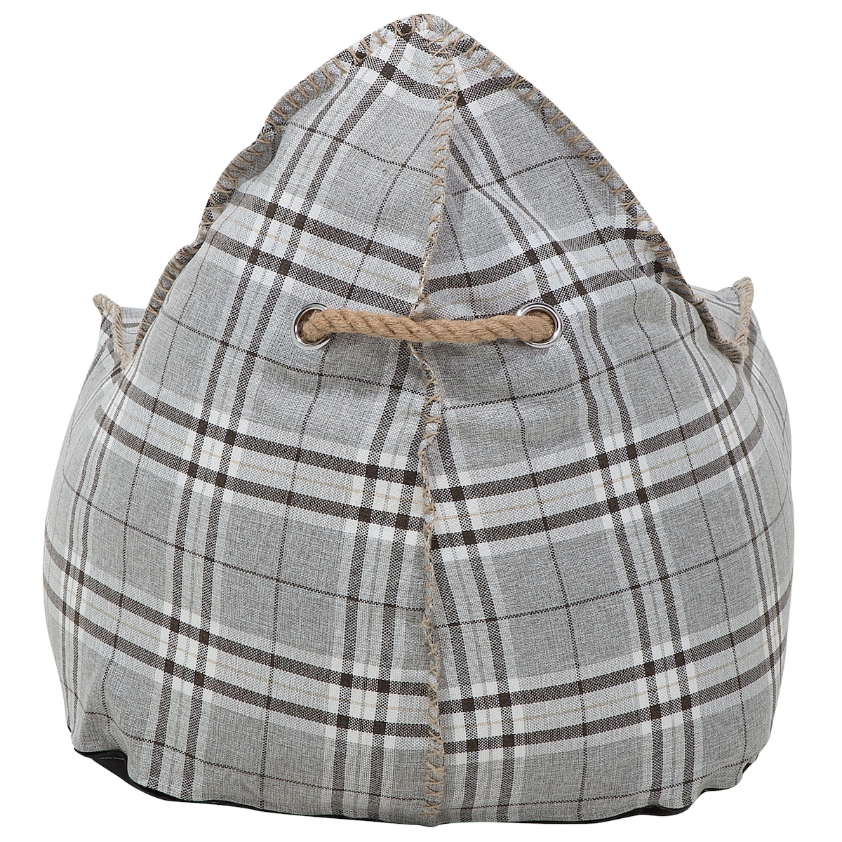 Fotel worek 200 L DROP LINEN 63 cm 75 cm Szary