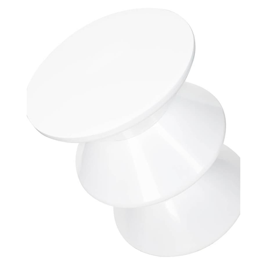 Okrągły stolik Turn KH010100228 King Home do sypialni biały