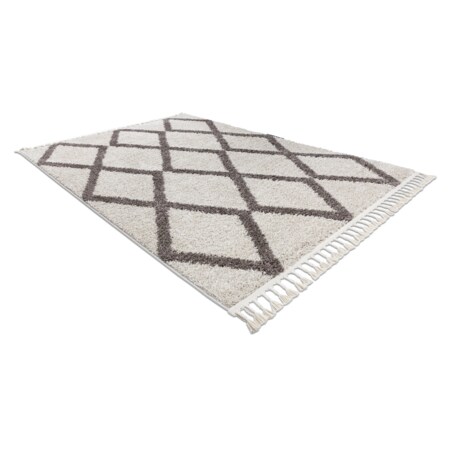 Dywan BERBER TROIK krem Frędzle berberyjski 120x170 cm