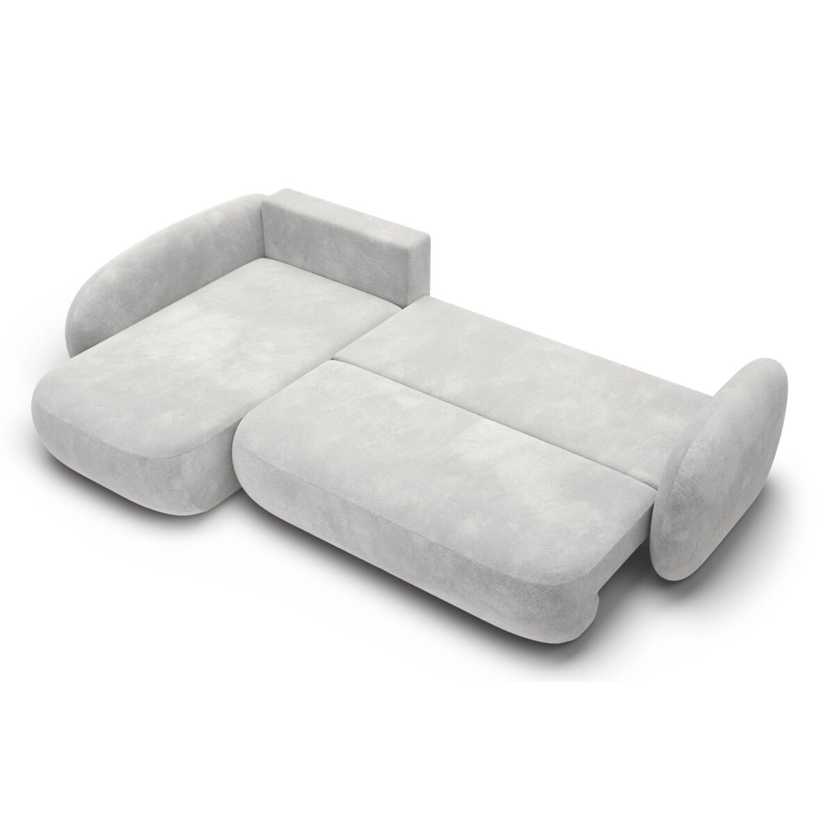 Nowoczesny Narożnik rozkładany OLIVIO II, lewy, szary