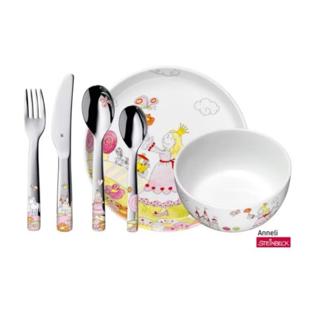 Zestaw dla dzieci 6 el. WMF (Księżniczka Anneli)