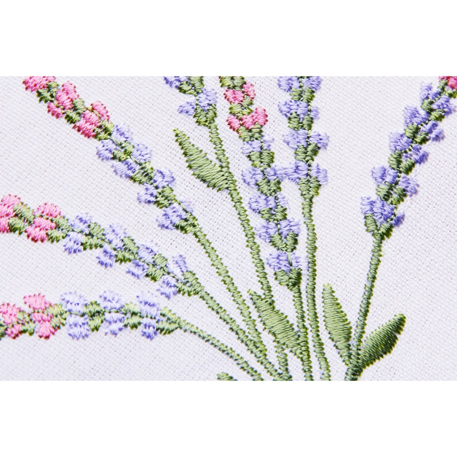 Konsimo LAVANDI Serwetka plamoodporna, biały/zielony/czerwony/fioletowy