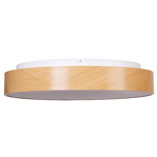 Lampa sufitowa LED BRAGOTO Z pilotem Ze ściemniaczem Metal Jasnobrązowy