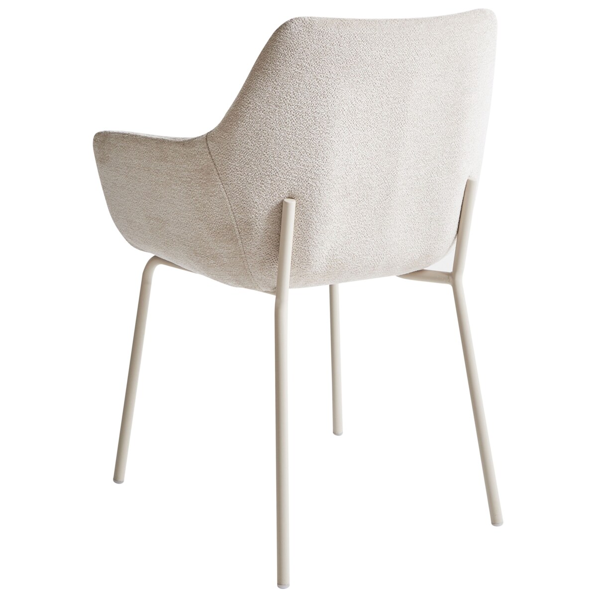 Zestaw 2 krzeseł do jadalni BOWDON Szenil Jasnobeżowy