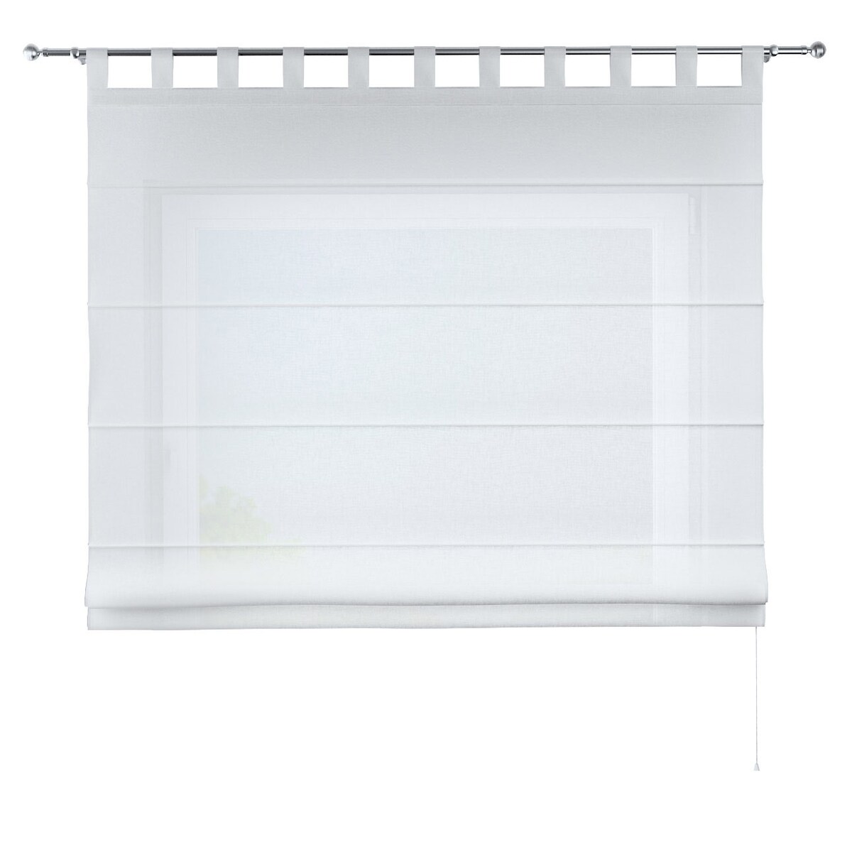 Roleta rzymska Verona 120x170 prześwitująca ecru