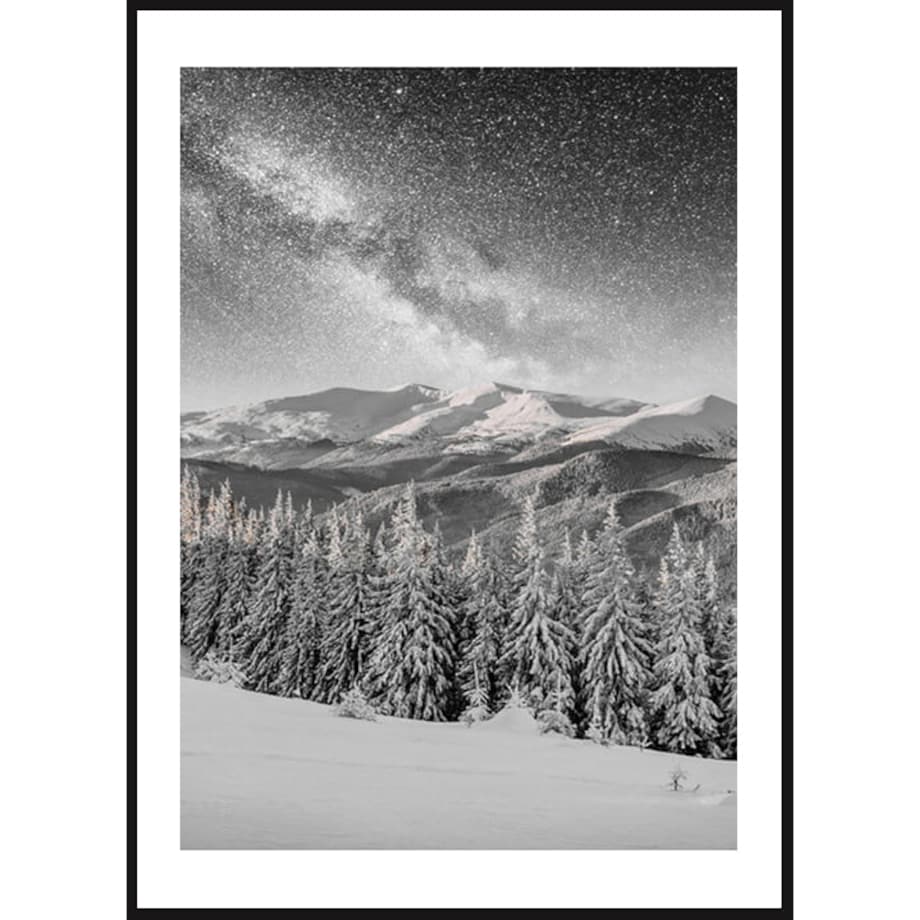 Poster Story, Plakat, Obraz - Zimowy Krajobraz, wymiary 50 x 70 cm