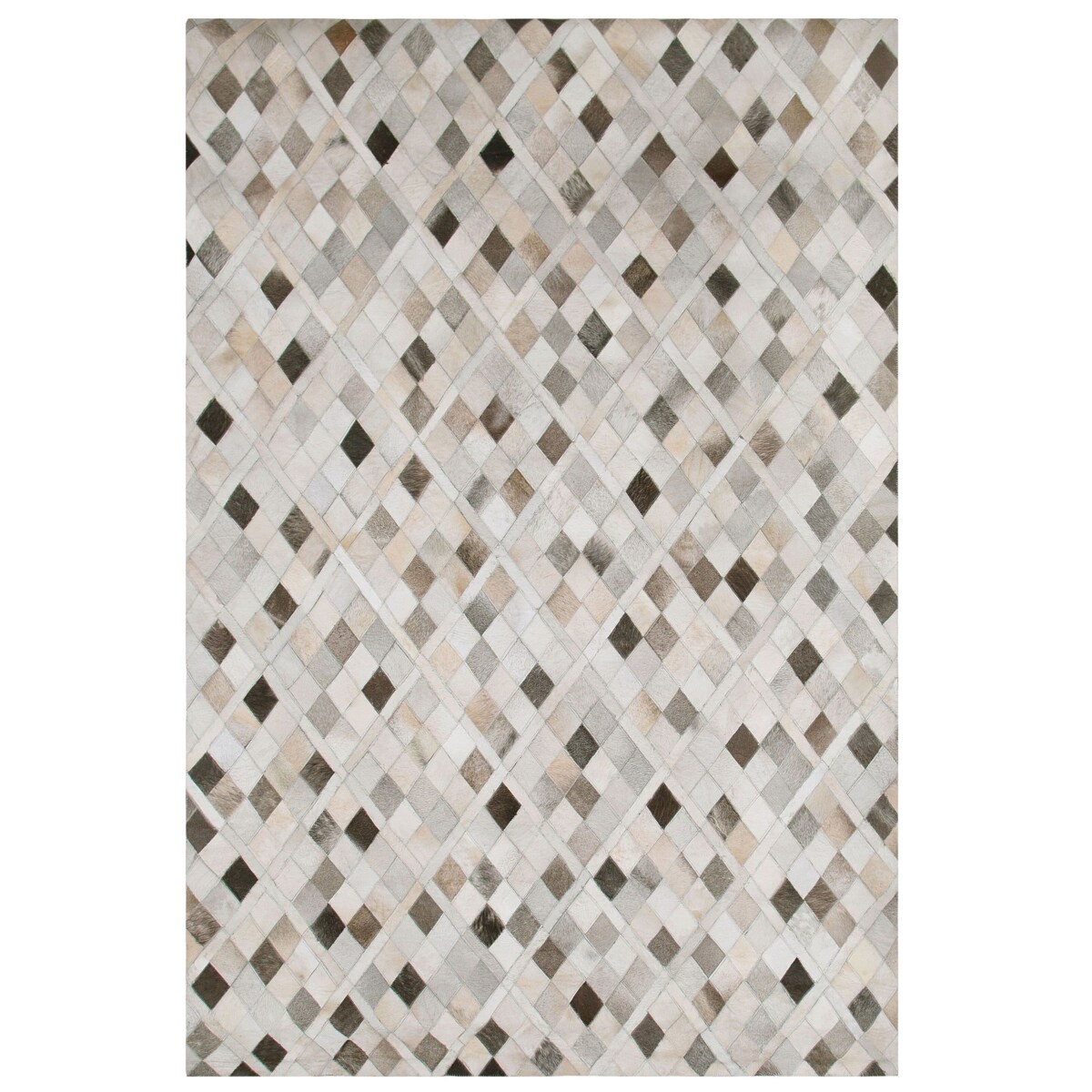 Dywan HIRKA 160 x 230 cm Skóra naturalna Szary