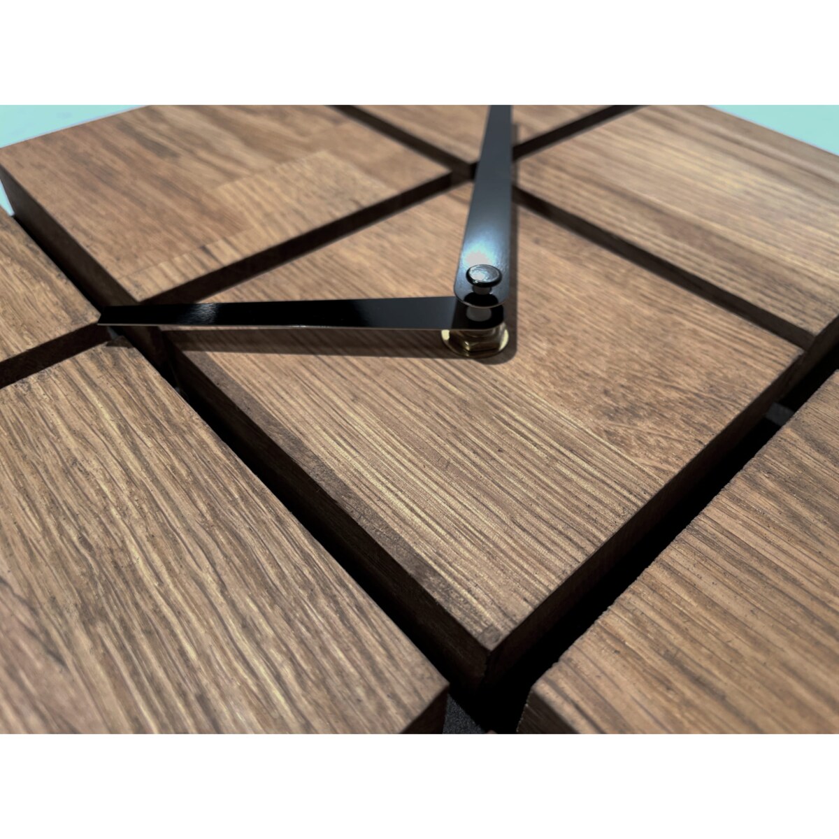 Zegar ścienny drewniany Harmony 30cm brązowy